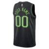 New Orleans Pelicans Nike Unisex 2025/26 City Edition Swingman Custom Jersey - Black - Detail View