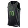 New Orleans Pelicans Nike Unisex 2025/26 City Edition Swingman Custom Jersey - Black - Side View