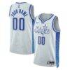 Orlando Magic Nike Unisex 2025/26 City Edition Swingman Custom Jersey - Silver - Front View