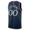 Philadelphia 76ers Nike Unisex 2025/26 City Edition Swingman Custom Jersey - Navy - Detail View