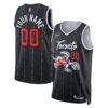 Toronto Raptors Nike Unisex 2025/26 City Edition Swingman Custom Jersey - Black - Front View