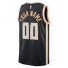 Atlanta Hawks Nike Unisex 2025/26 City Edition Swingman Custom Jersey - Black - Detail View