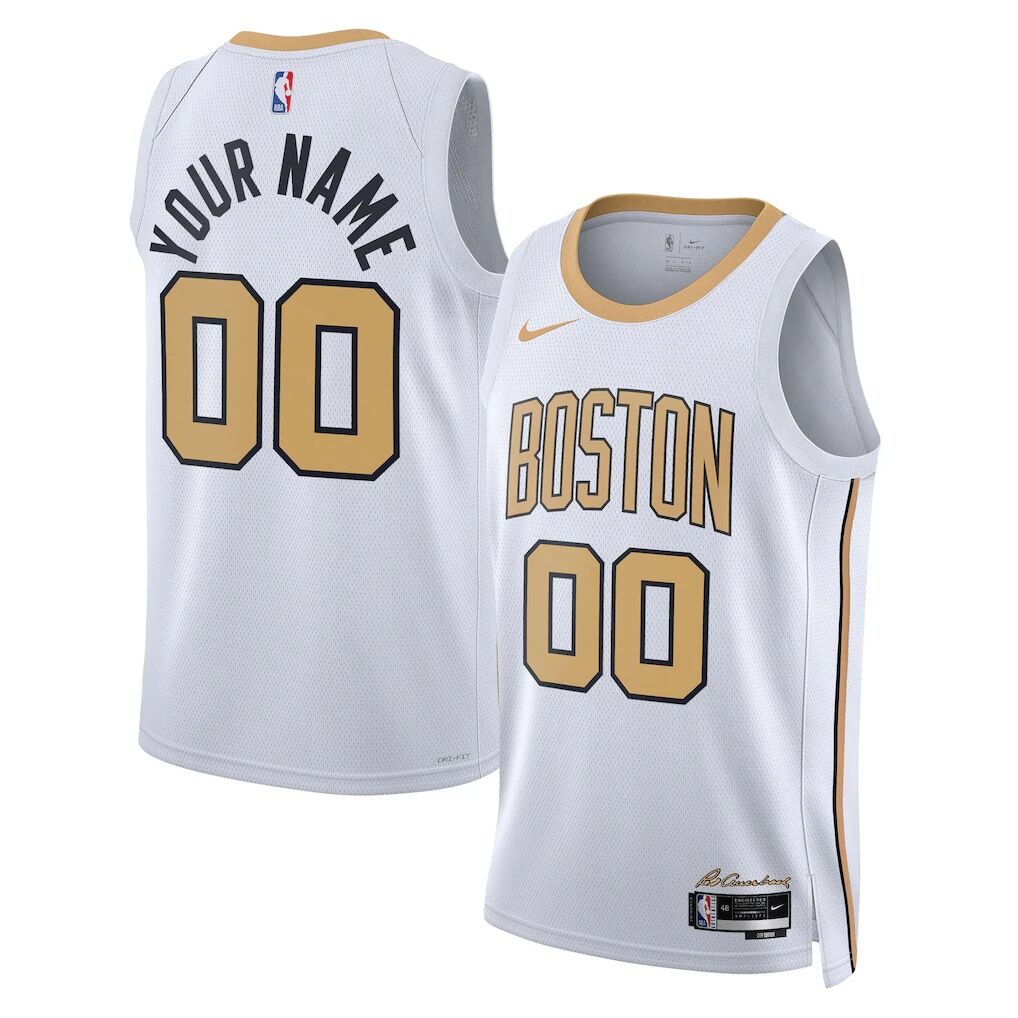Boston Celtics Nike Unisex 2025/26 City Edition Swingman Custom Jersey