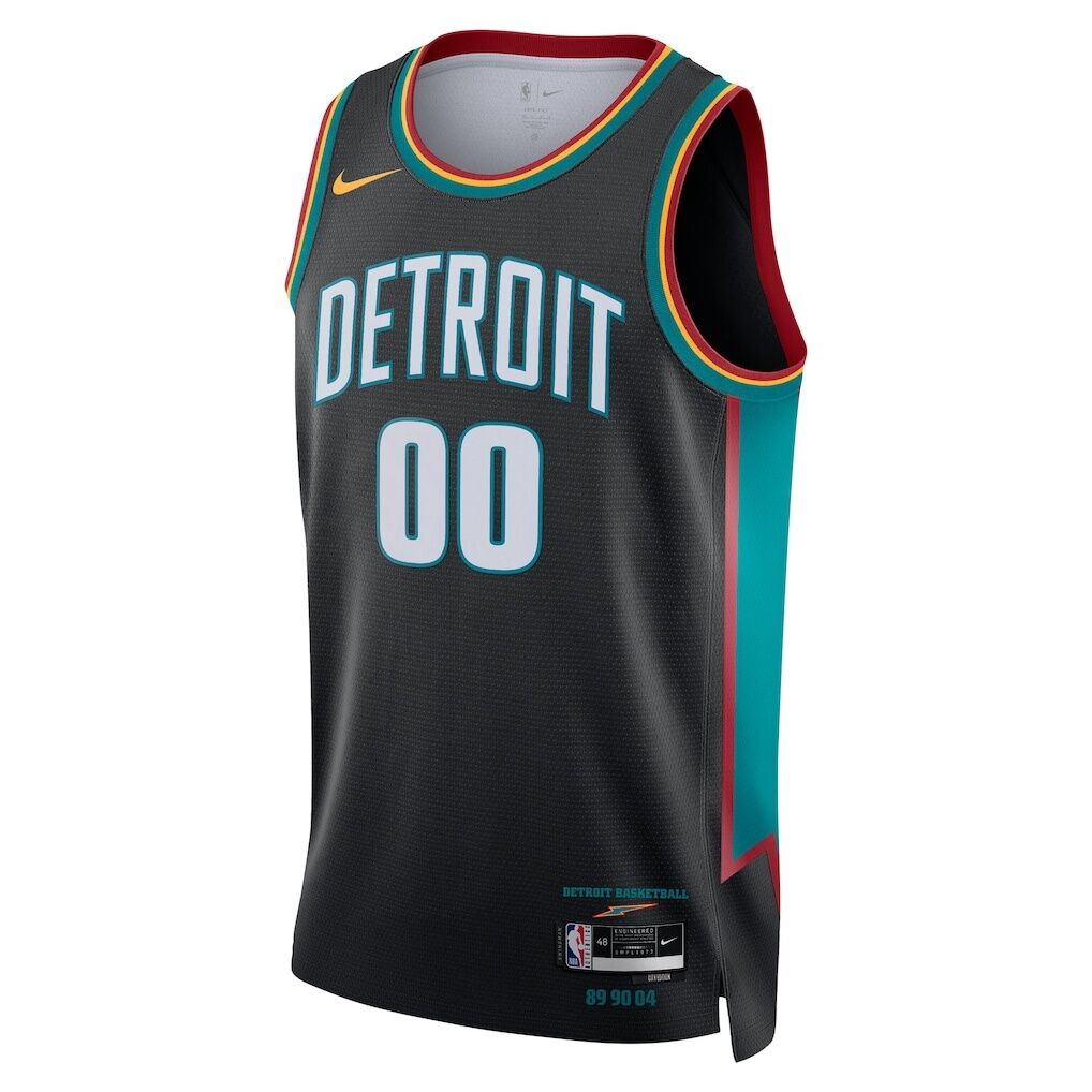 Detroit Pistons Nike Unisex 2025/26 City Edition Swingman Custom Jersey