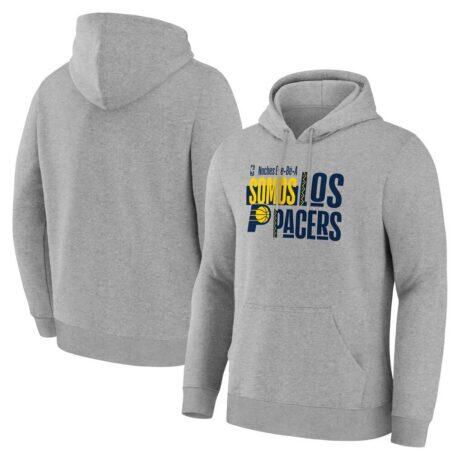 Indiana Pacers Noches Training Hoodie - Gray - Front View