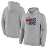LA Clippers Noches Training Hoodie - Gray - Front View