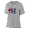 New Orleans Pelicans Women's Noches Training T-Shirt - Gray - Side View