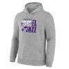 Utah Jazz Noches Training Hoodie - Gray - Side View