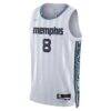 Jaren Jackson Jr. Memphis Grizzlies Nike Unisex 2025/26 Swingman Jersey - White - - Side View