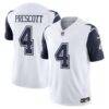 Dak Prescott Dallas Cowboys Nike Alternate Vapor F.U.S.E. Stitched Limited Jersey - White - Front View