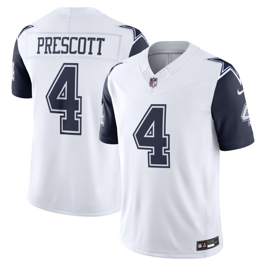 Dak Prescott Dallas Cowboys Nike Alternate Vapor F.U.S.E. Stitched Limited Jersey