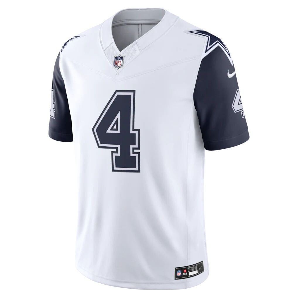 Dak Prescott Dallas Cowboys Nike Alternate Vapor F.U.S.E. Stitched Limited Jersey