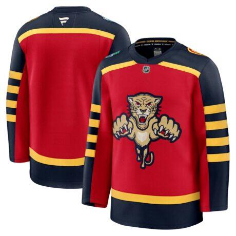 Florida Panthers Fashion7 2026 NHL Winter Classic Premium Jersey - Red - Front View