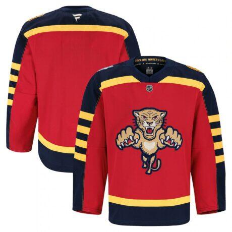 Florida Panthers Fashion7 2026 NHL Winter Classic Authentic Pro Jersey - Red - Front View