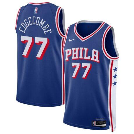 VJ Edgecombe Philadelphia 76ers Nike Unisex Swingman Jersey - Icon Edition - - Front View