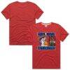 VJ Edgecombe Philadelphia 76ers Homage Unisex NBA Jam Tri-Blend T-Shirt - Red - Front View