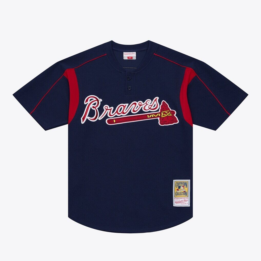 Andruw Jones Atlanta Braves Mitchell & Ness Authentic Batting Practice Jersey
