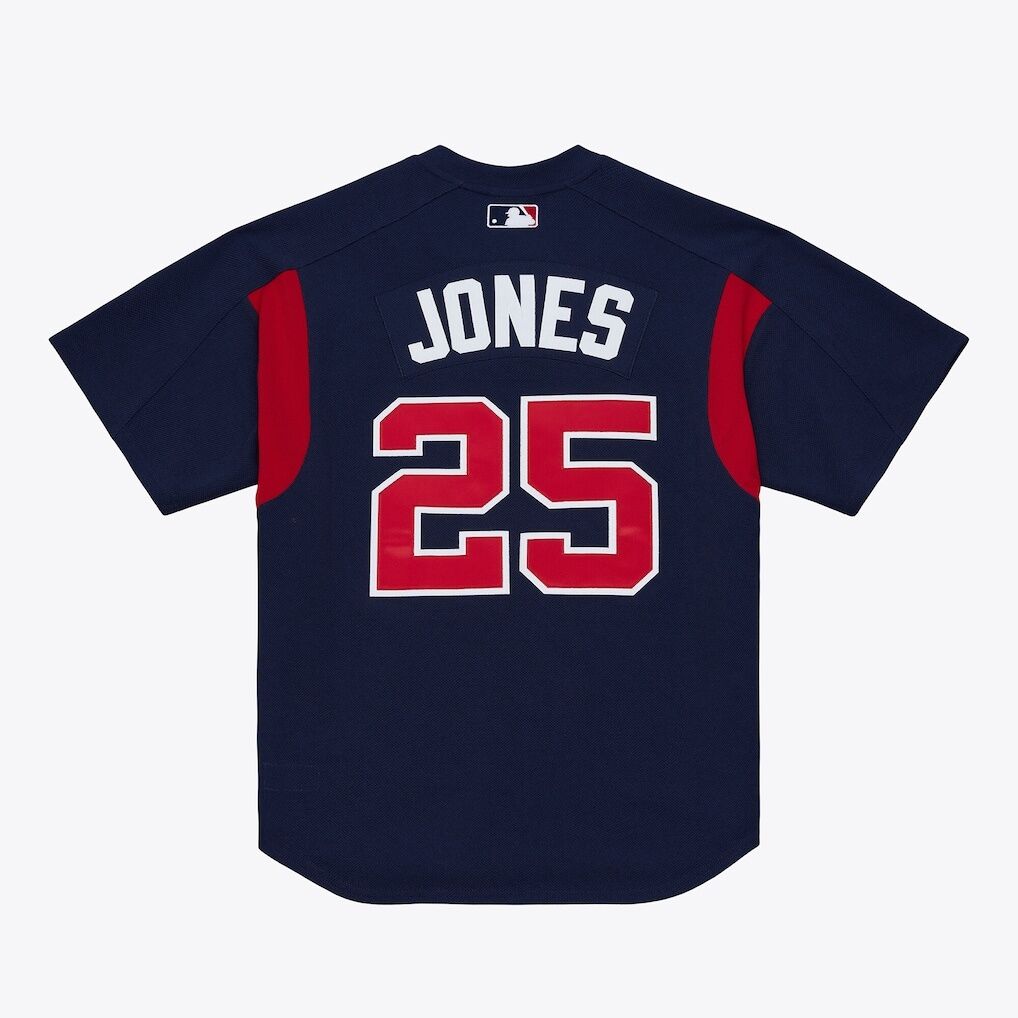 Andruw Jones Atlanta Braves Mitchell & Ness Authentic Batting Practice Jersey