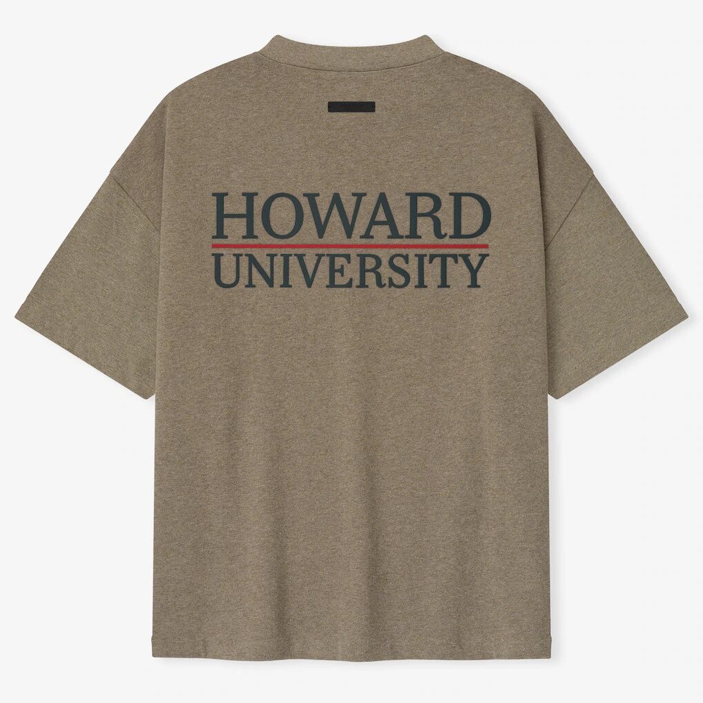 Howard Bison Fear of God x HBCU Unisex 90s T-Shirt - Walnut