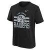 Las Vegas Raiders Nike Youth Team Issue T-Shirt - Black - Front View