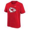 Kansas City Chiefs Nike Youth Logo T-Shirt - Red - Front View