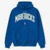 Dallas Mavericks Fear of God Unisex 90's Hoodie - Blue - Front View