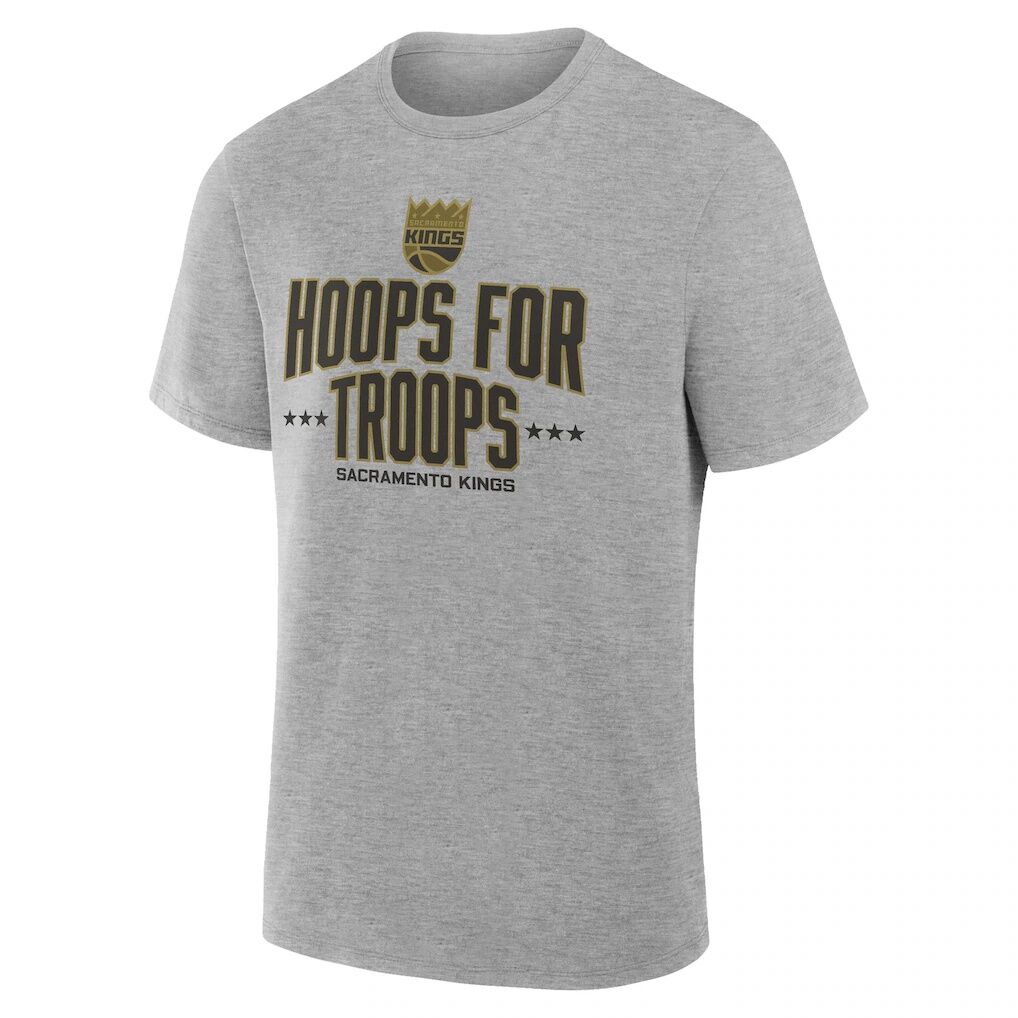 Sacramento Kings Hoops For Troops T-Shirt