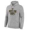 Charlotte Hornets Hoops For Troops Hoodie - Gray - Side View