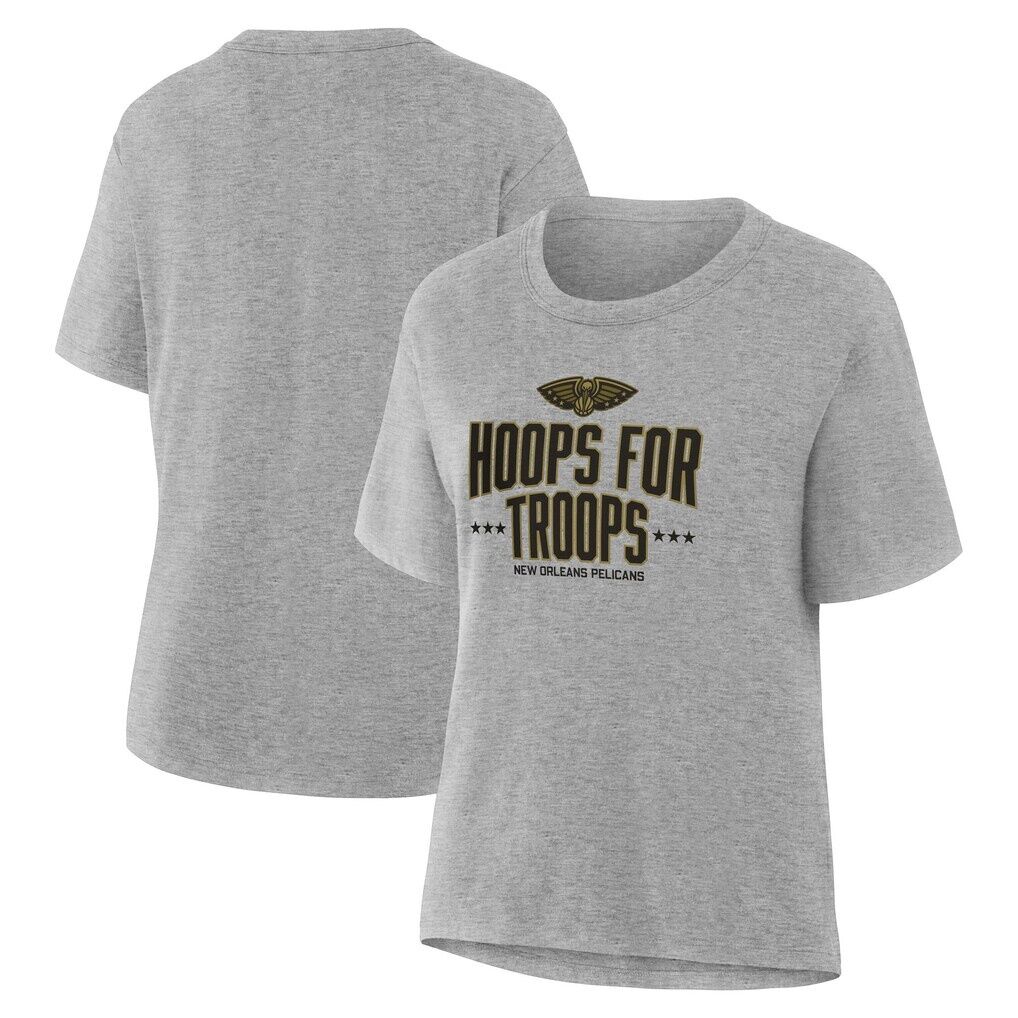 New Orleans Pelicans Women's Hoops For Troops T-Shirt