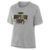 New Orleans Pelicans Women's Hoops For Troops T-Shirt - Gray - Side View
