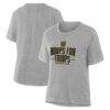 Sacramento Kings Women's Hoops For Troops T-Shirt - Gray - Front View