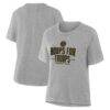 Washington Wizards Women's Hoops For Troops T-Shirt - Gray - Front View
