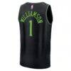 Zion Williamson New Orleans Pelicans Fashion7 2025/26 City Edition Fast Break Jersey - Black - Detail View