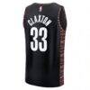 Nic Claxton Brooklyn Nets Fashion7 2025/26 City Edition Fast Break Jersey - Black - Detail View