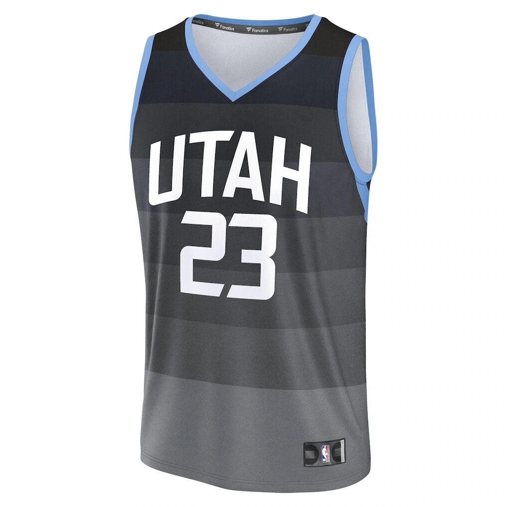 Lauri Markkanen Utah Jazz Fashion7 Youth Fast Break Jersey - City Edition