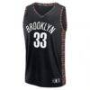 Nic Claxton Brooklyn Nets Fashion7 Youth Fast Break Jersey - Black - Side View