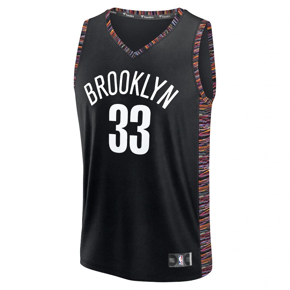 Nic Claxton Brooklyn Nets Fashion7 Youth Fast Break Jersey - City Edition