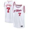 Kevin Durant Houston Rockets Fashion7 Youth 2025/26 City Edition Fastbreak Jersey - White - Front View