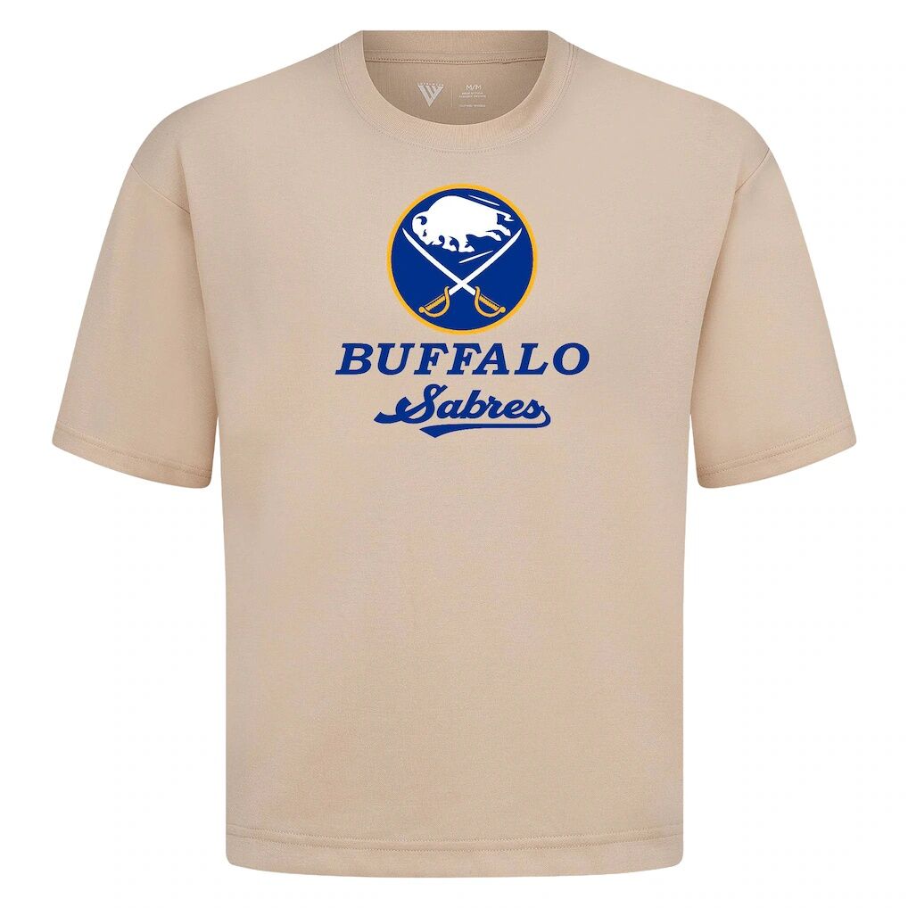 Buffalo Sabres Levelwear Team Surge Luxe Signature Knit T-Shirt - Khaki