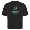 Seattle Kraken Levelwear Team Surge Luxe Signature Knit T-Shirt - Black - Side View