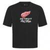 Detroit Red Wings Levelwear Team Surge Luxe Signature Knit T-Shirt - Black - Side View