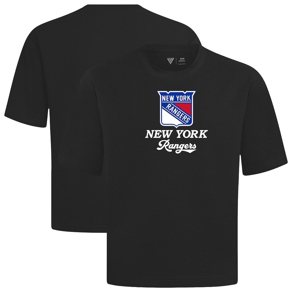 New York Rangers Levelwear Team Surge Luxe Signature Knit T-Shirt
