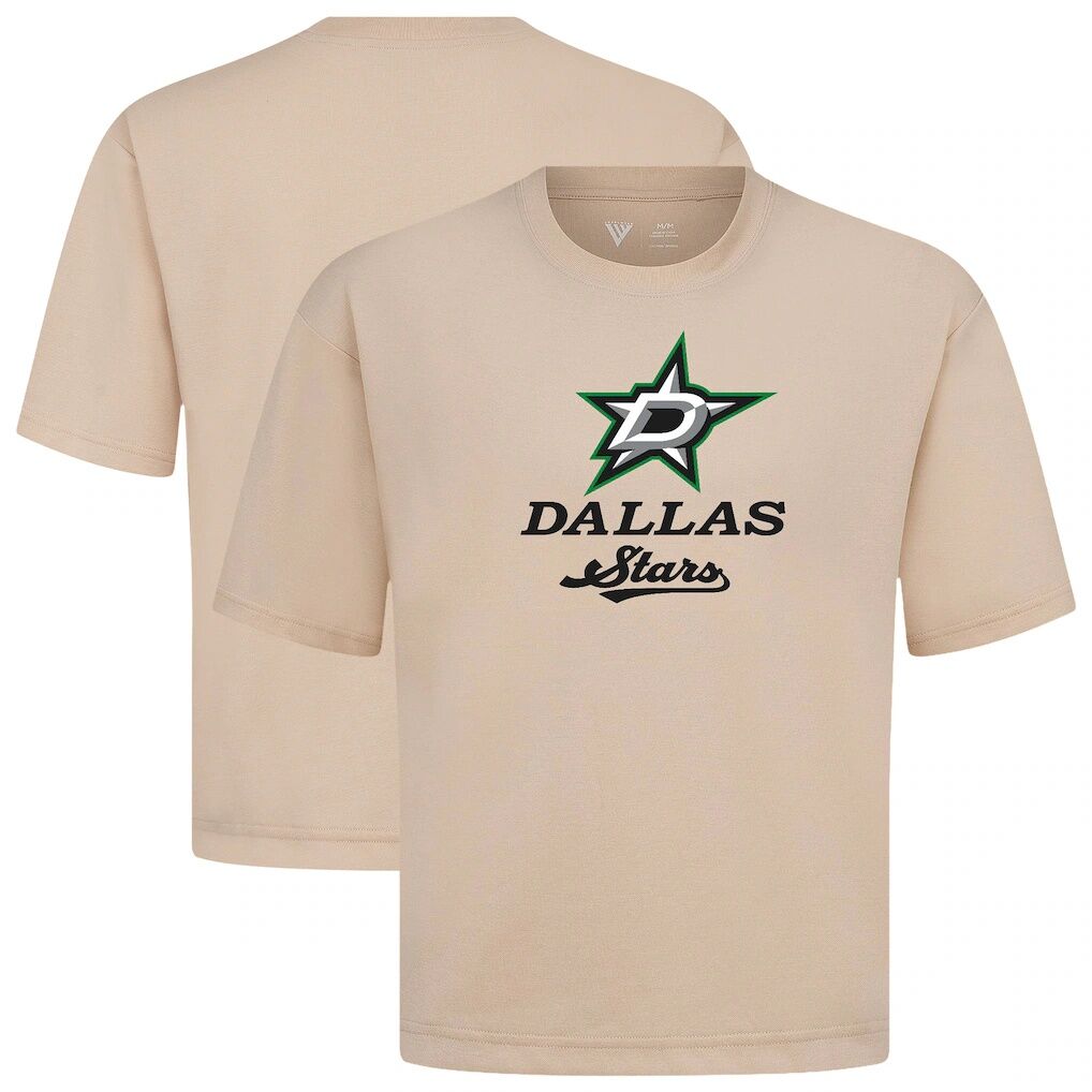 Dallas Stars Levelwear Team Surge Luxe Signature Knit T-Shirt - Khaki