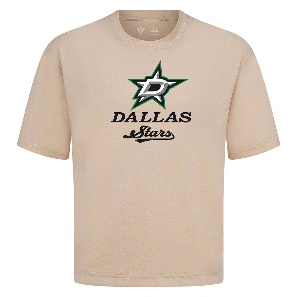 Dallas Stars Levelwear Team Surge Luxe Signature Knit T-Shirt - Khaki