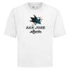 San Jose Sharks Levelwear Team Surge Luxe Signature Knit T-Shirt - White - Side View