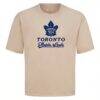 Toronto Maple Leafs Levelwear Team Surge Luxe Signature Knit T-Shirt - Khaki - Side View