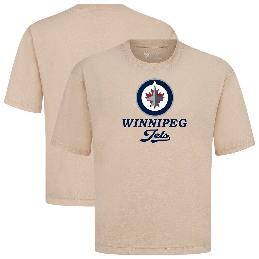 Winnipeg Jets Levelwear Team Surge Luxe Signature Knit T-Shirt - Khaki