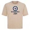 Winnipeg Jets Levelwear Team Surge Luxe Signature Knit T-Shirt - Khaki - Side View