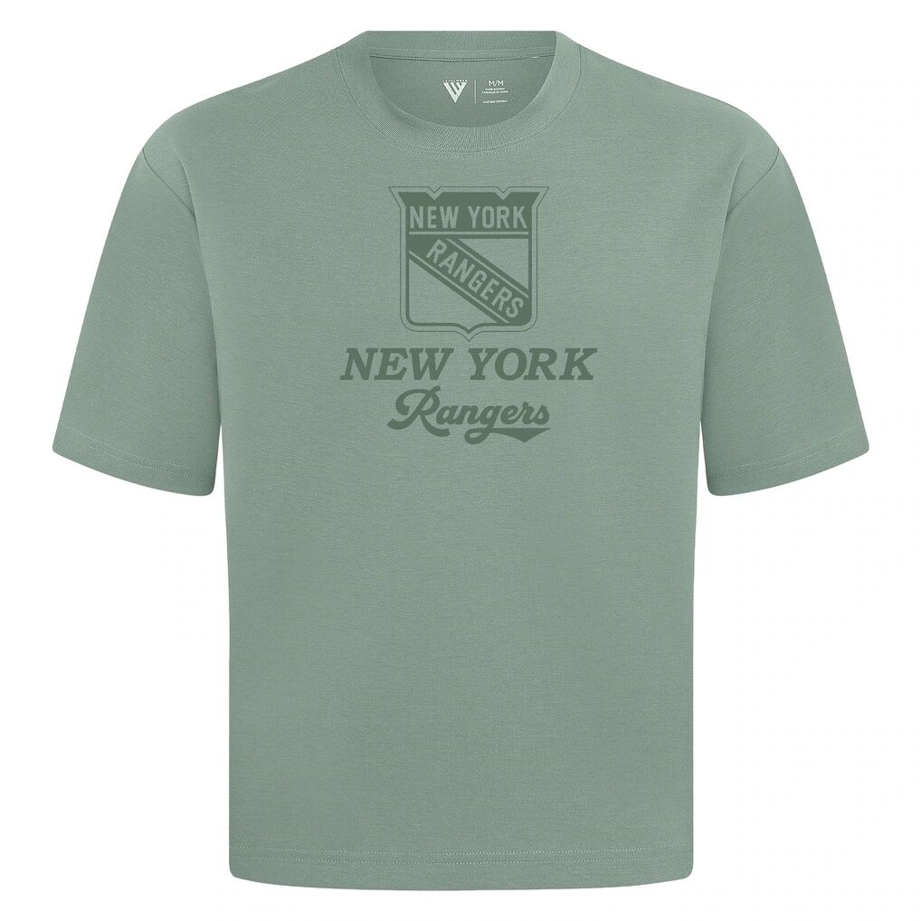 New York Rangers Levelwear Shadow Surge Luxe Signature Knit T-Shirt