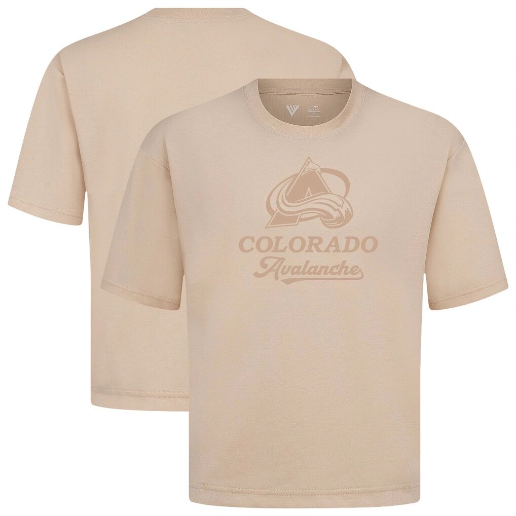 Colorado Avalanche Levelwear Shadow Surge Luxe Signature Knit T-Shirt - Khaki